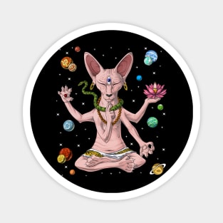 Sphynx Cat Meditation Magnet